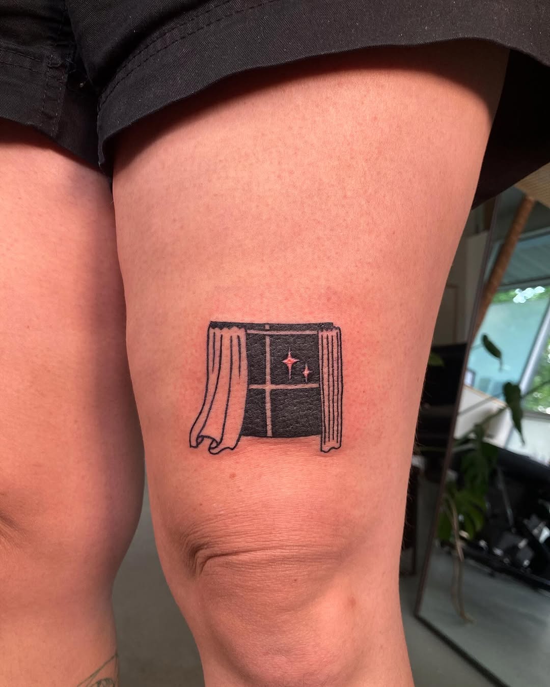 Tattoo by @clownstoothh — blackwork