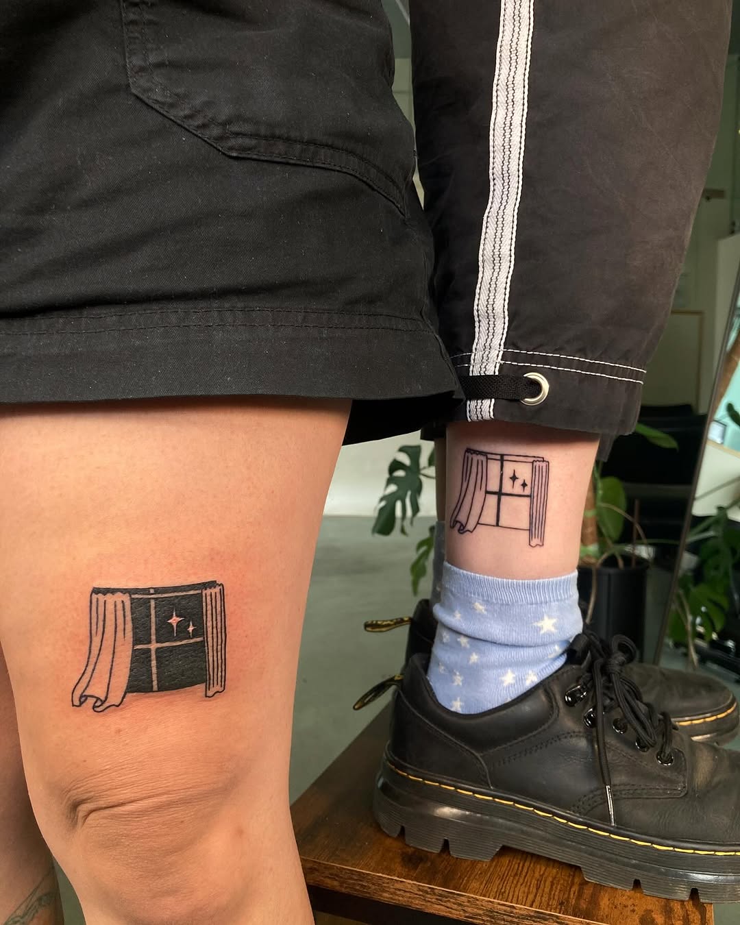 Tattoo by @clownstoothh — blackwork