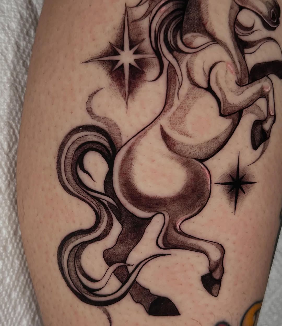 Tattoo by @palomatatu — illustrative, black_and_grey