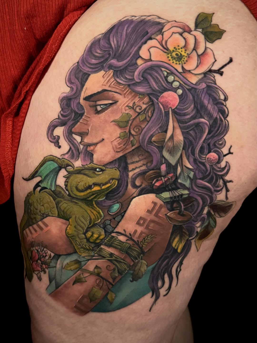 Tattoo by @bollingerart — new_school, illustrative