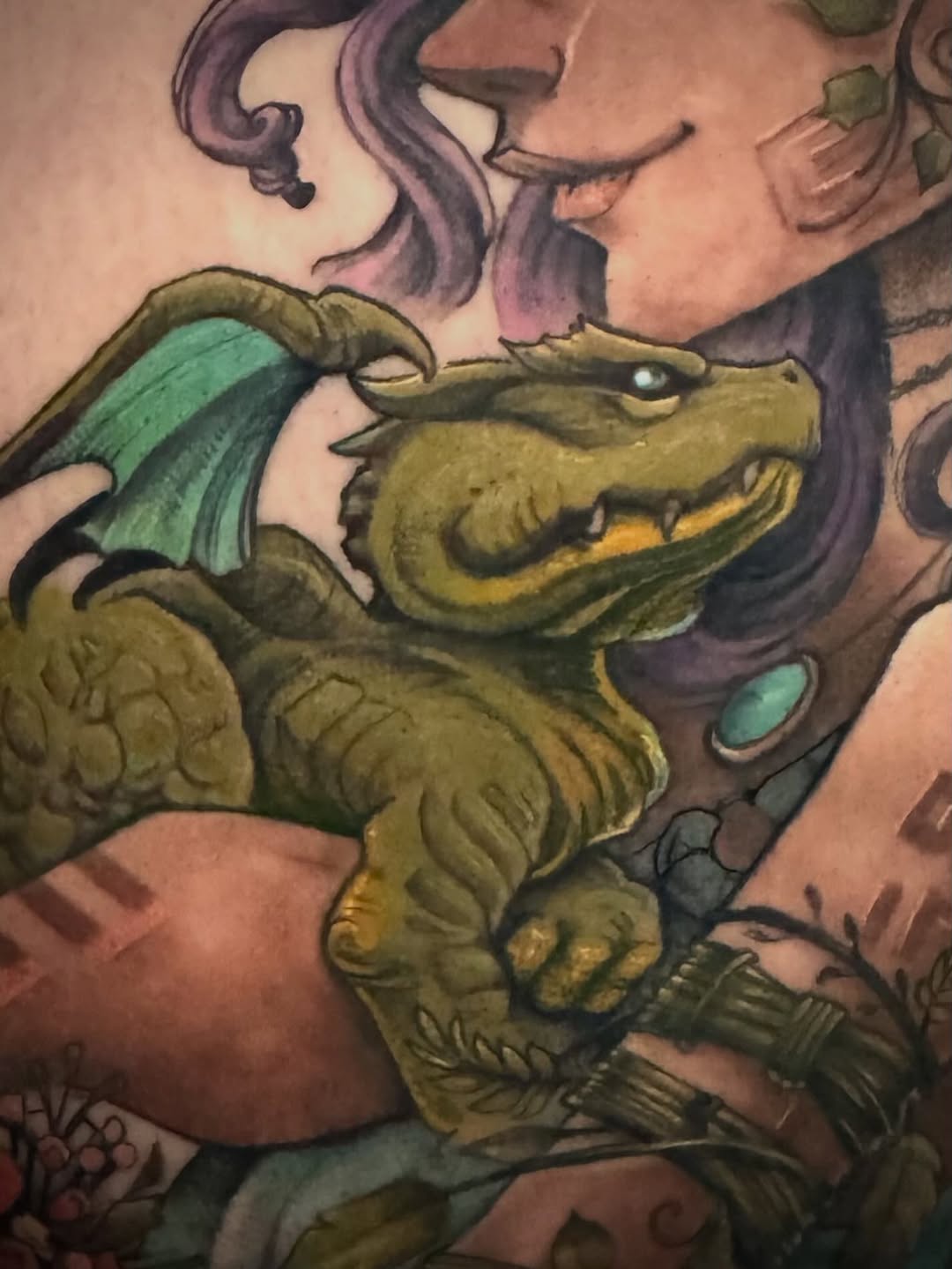 Tattoo by @bollingerart — realism, illustrative