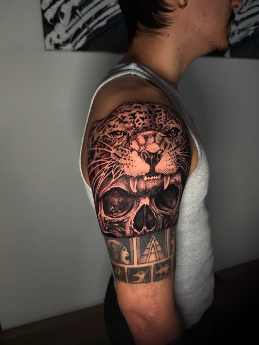 Tattoo by @inkzombi — realism, black_and_grey