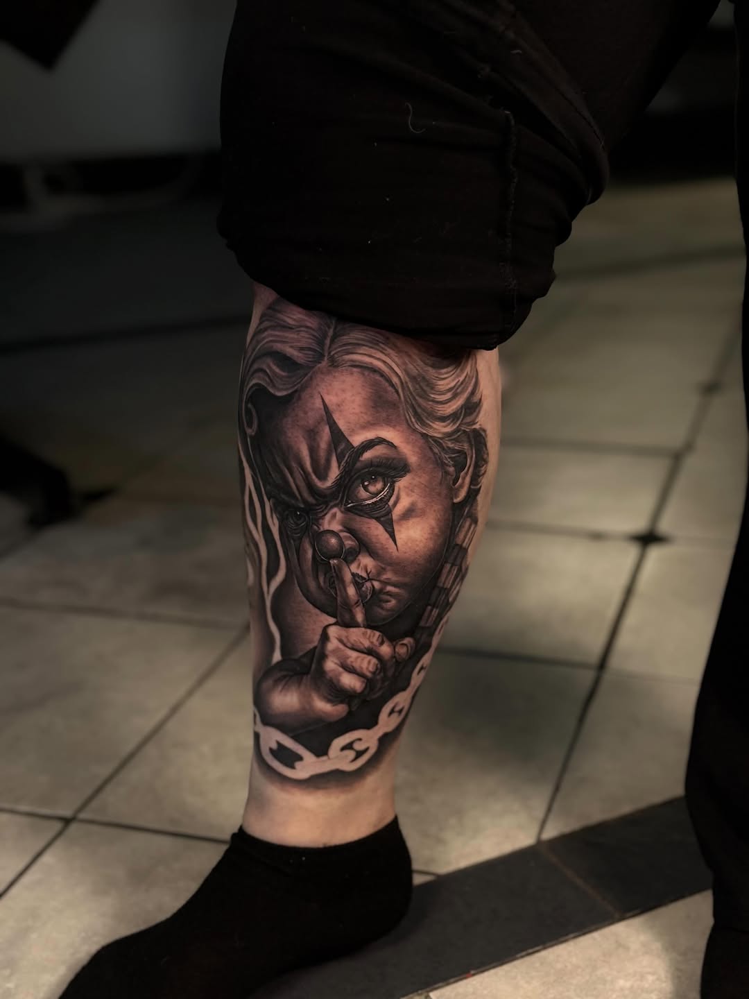 Tattoo by @inktherapy916 โ black_and_grey, realism