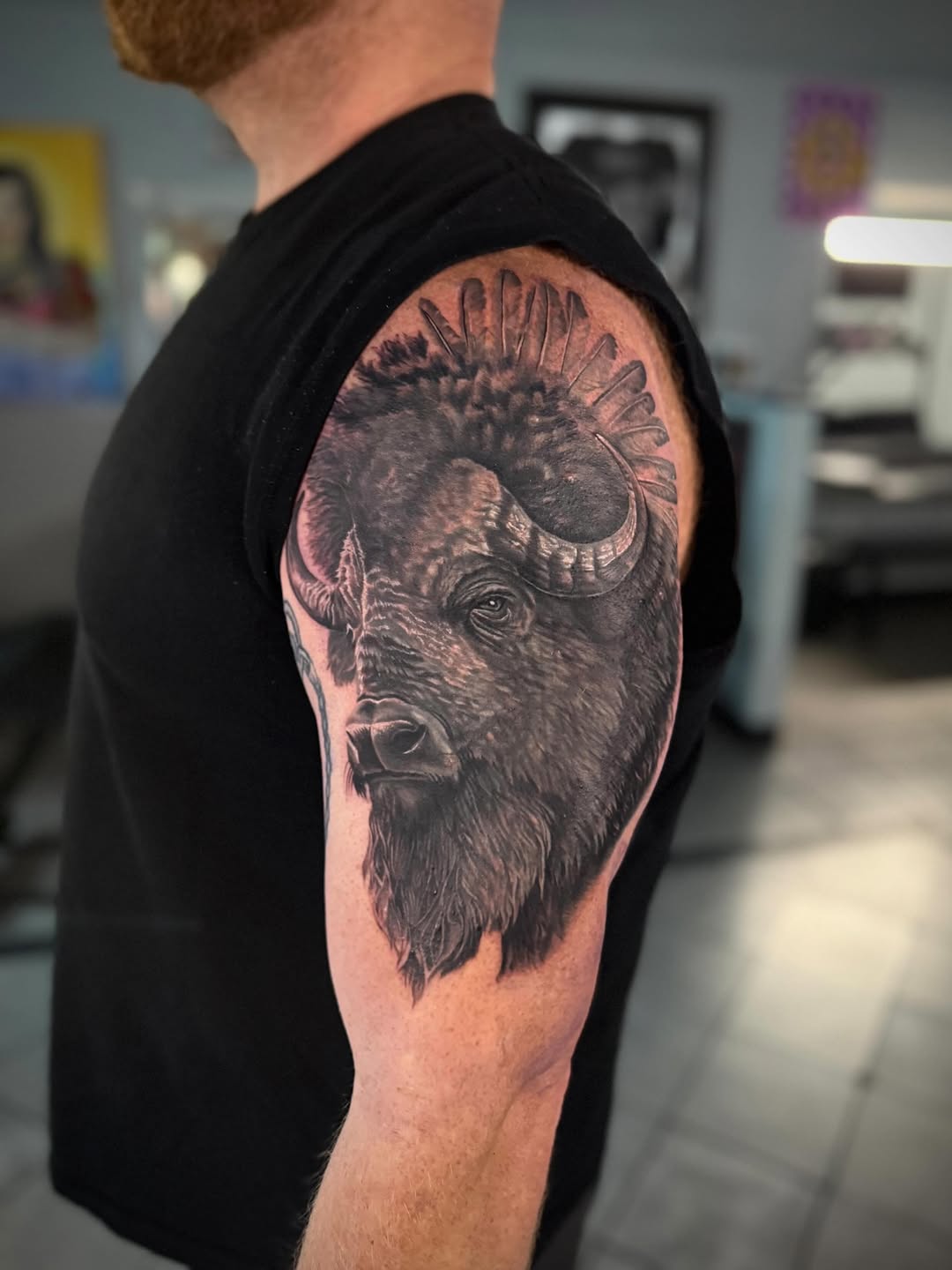 Tattoo by @inktherapy916 โ realism, black_and_grey