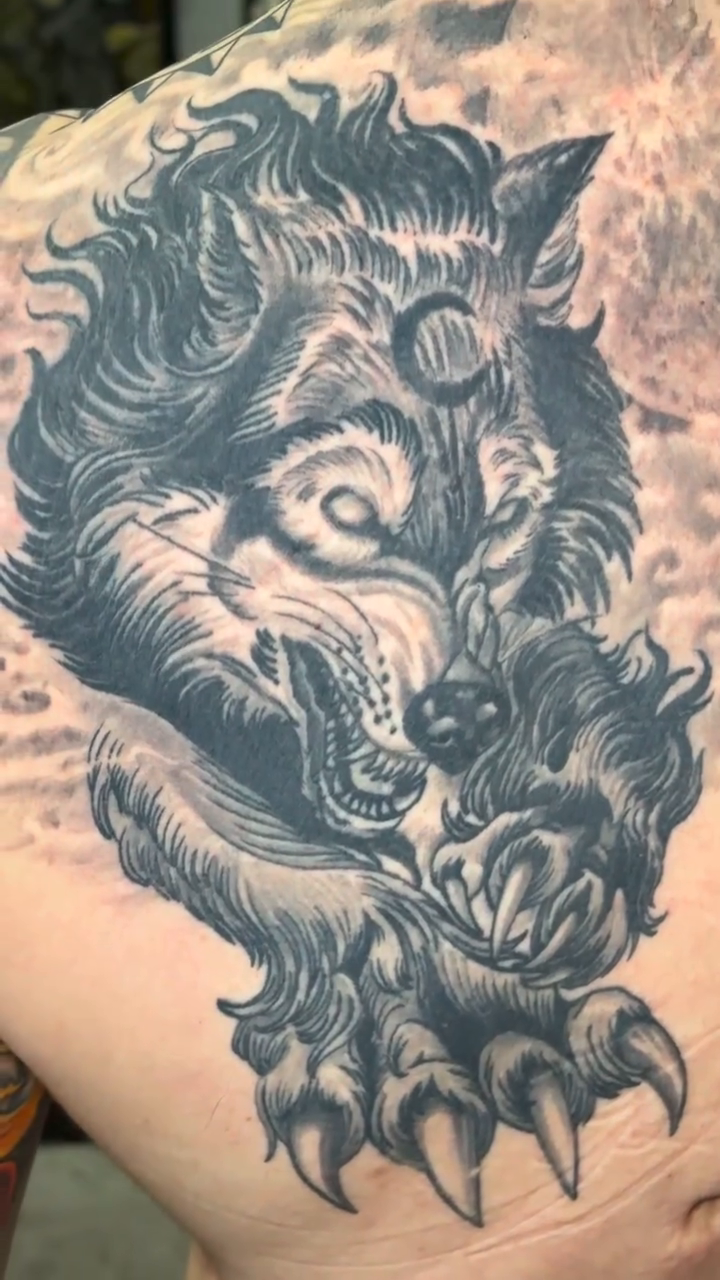 Tattoo by @tattooartistrafael — black_and_grey, realism