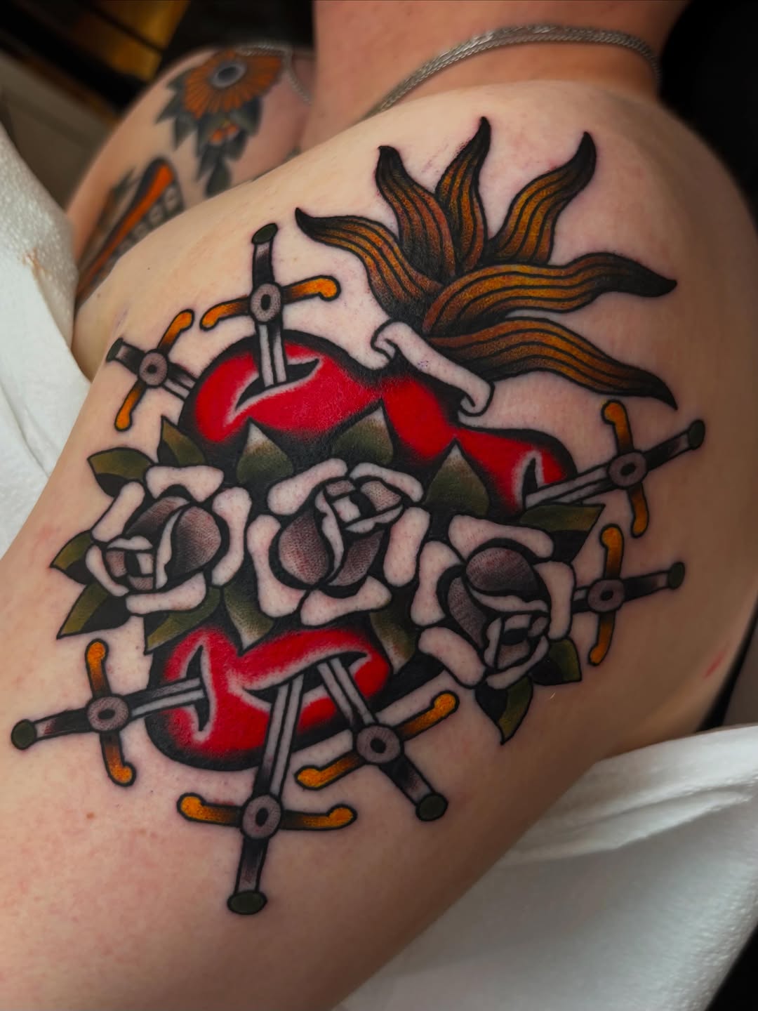 Tattoo by @cleepstattoo — american_traditional, illustrative