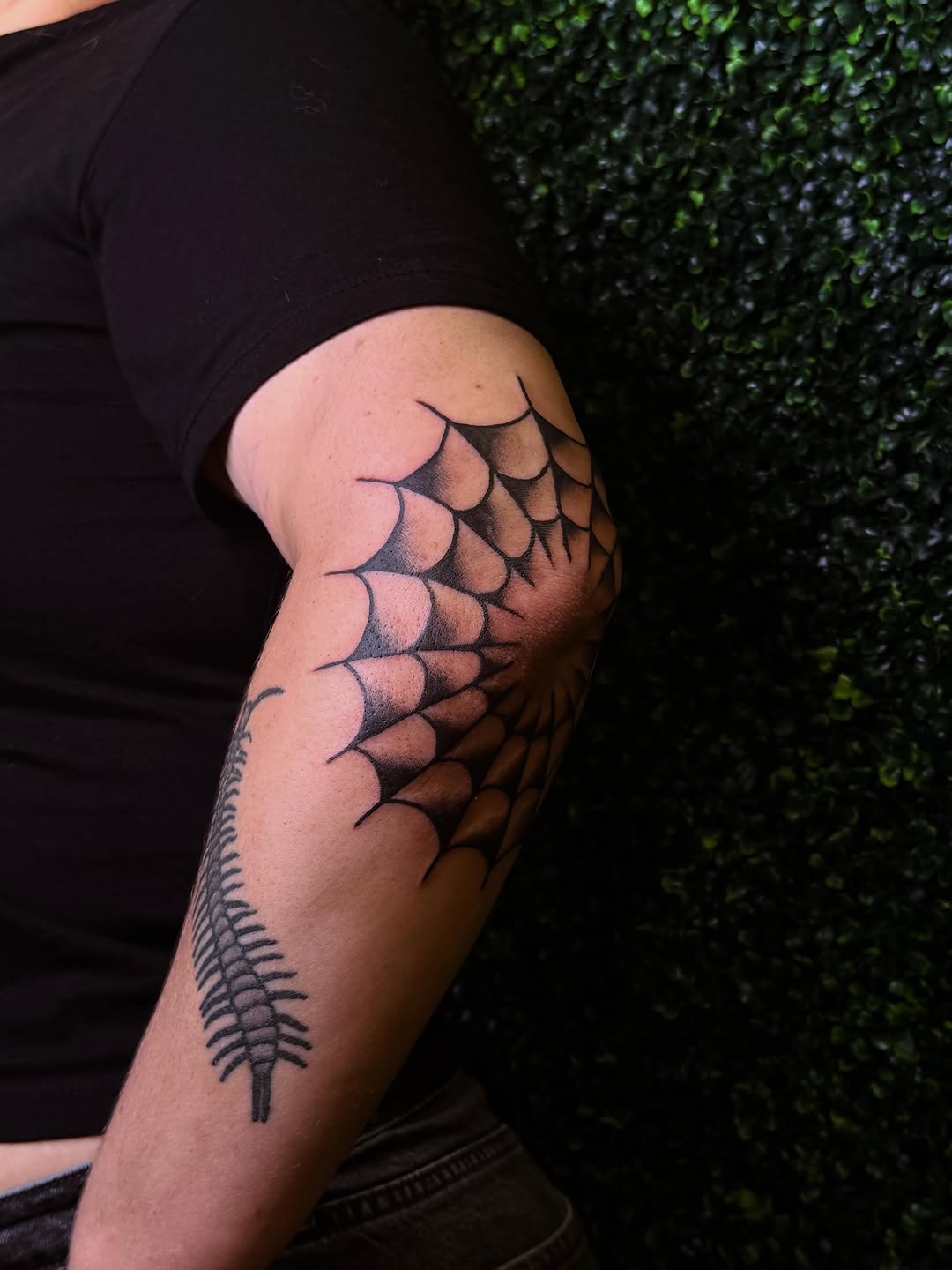 Tattoo by @merciless.moss — blackwork