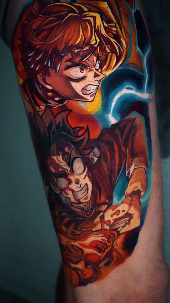 Tattoo by @bdtattz2.0 — anime, illustrative