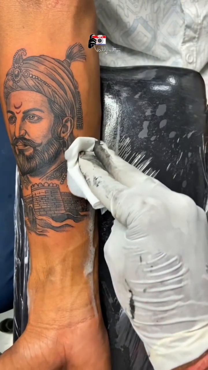 Tattoo by @vrtattoo_pandhurna โ realism, black_and_grey
