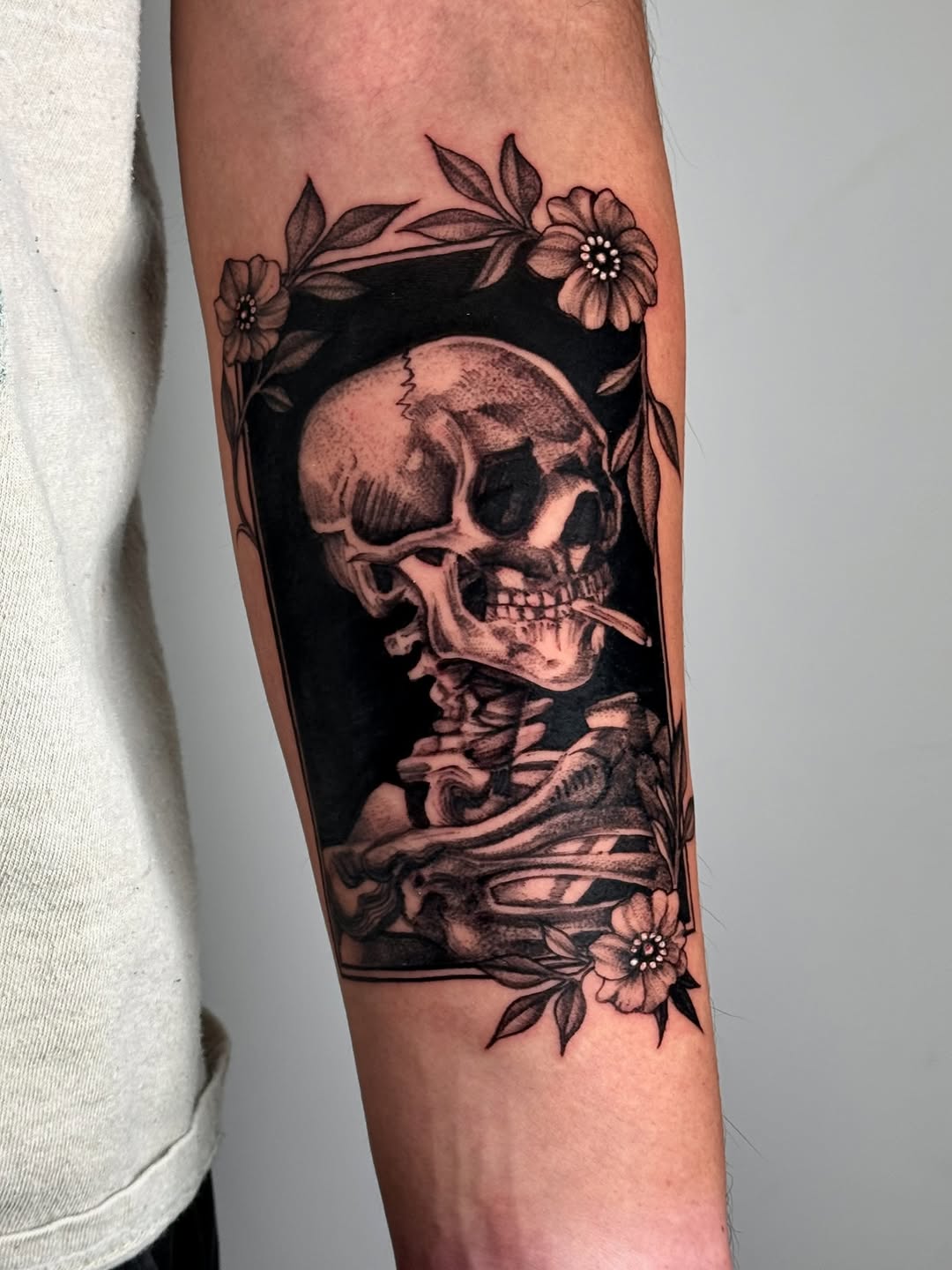 Tattoo by @artofmiguelangelflores — realism, black_and_grey