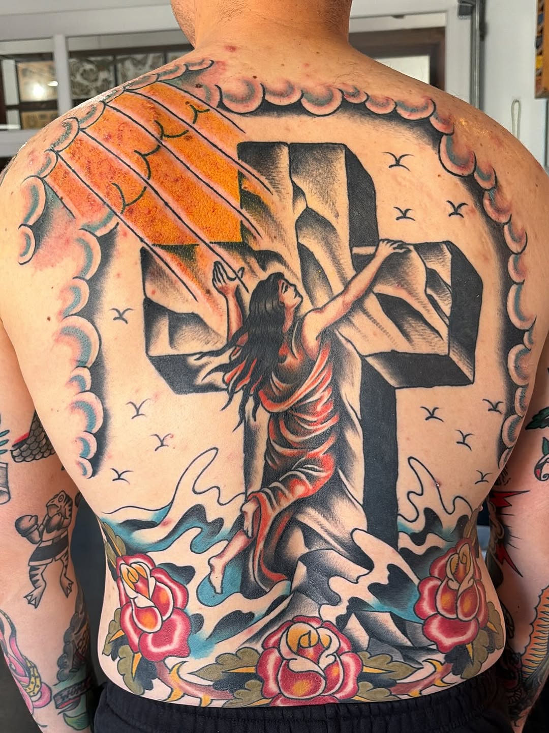 Tattoo by @elmertattoos — american_traditional, black_and_grey