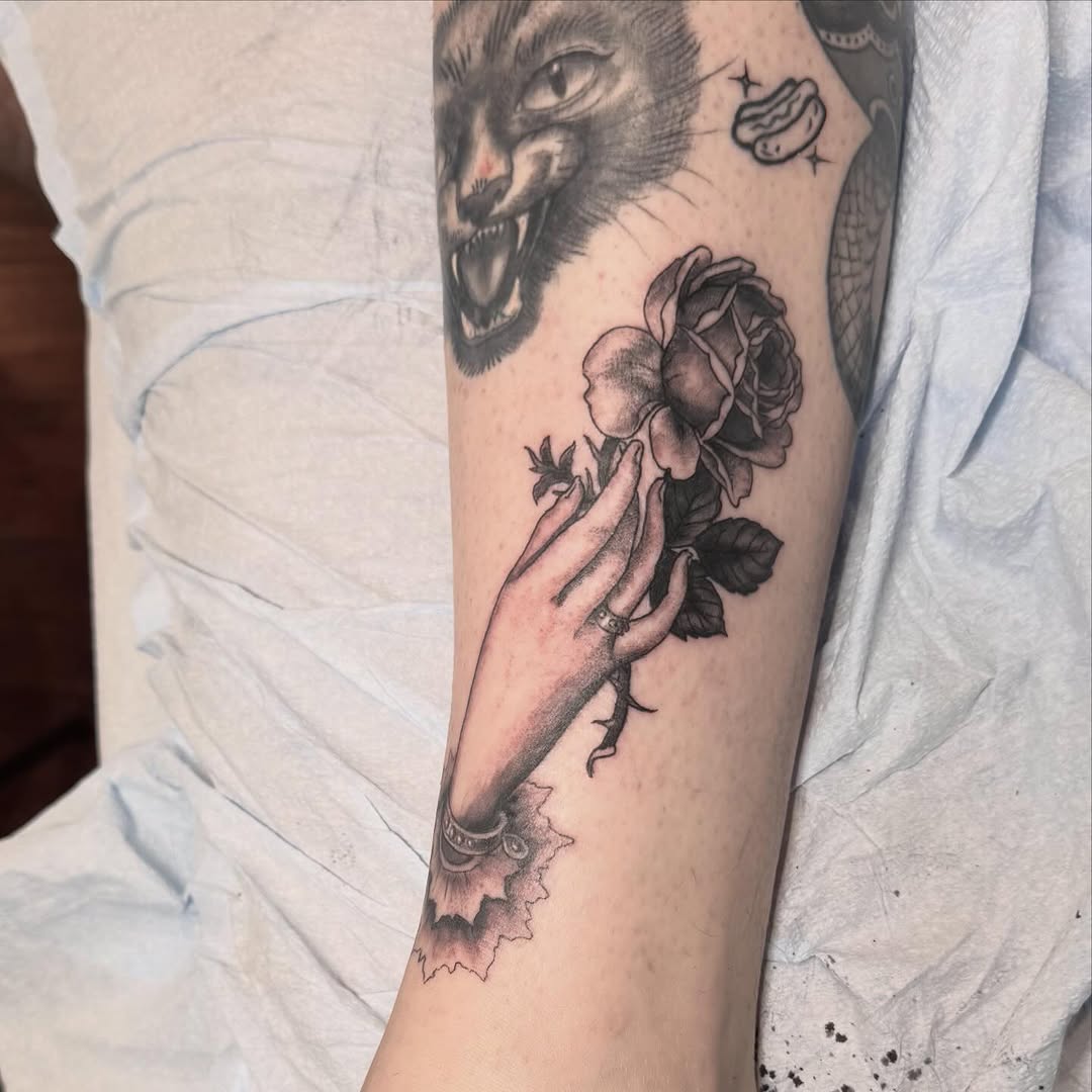 Tattoo by @shawndbarber — black_and_grey, realism
