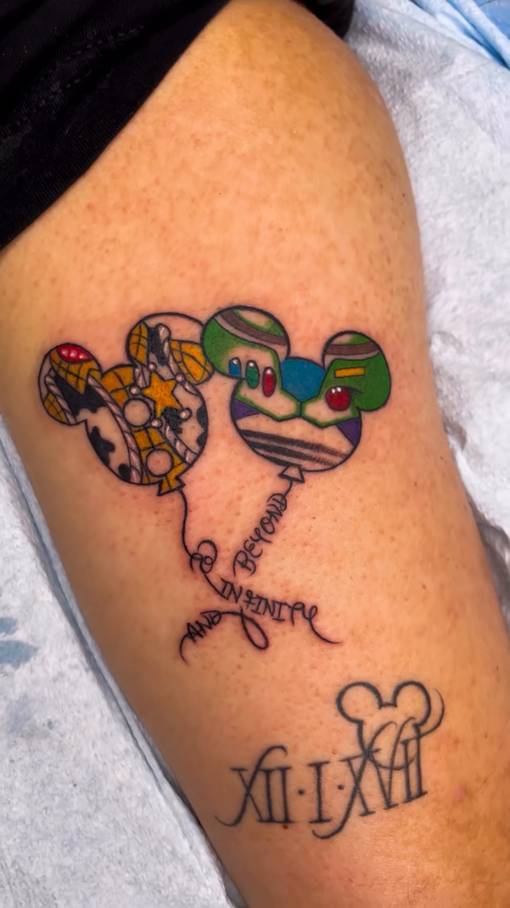 Tattoo by @sylvia_duenas — neo_traditional, anime
