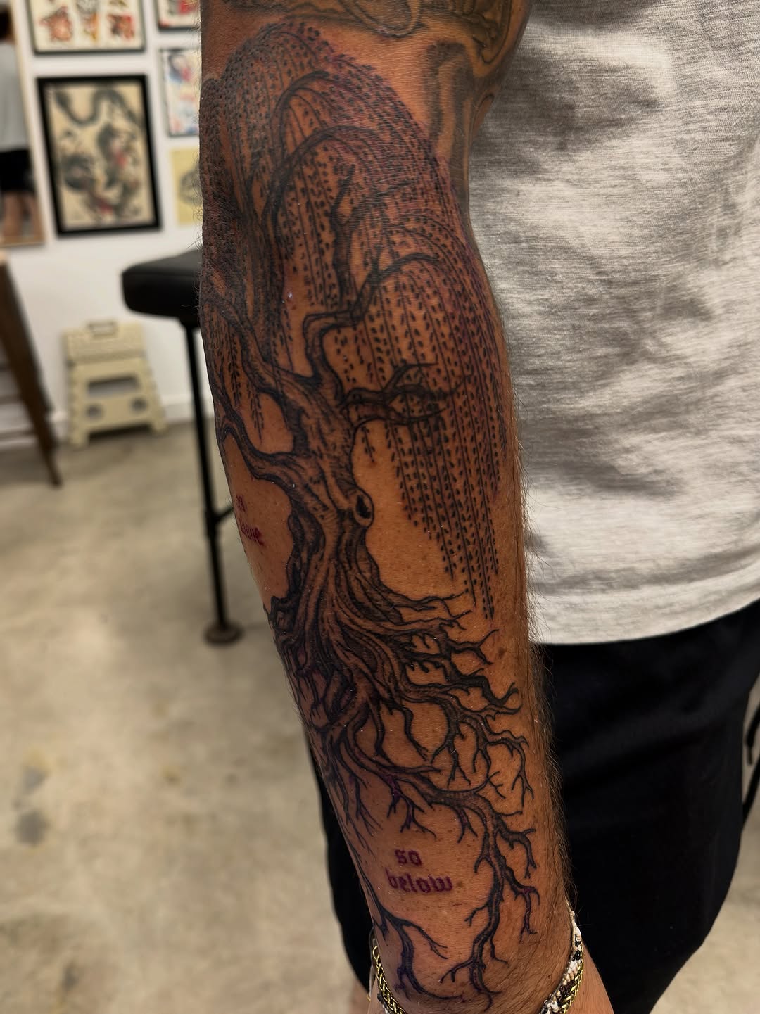 Tattoo by @thisismyempire — black_and_grey
