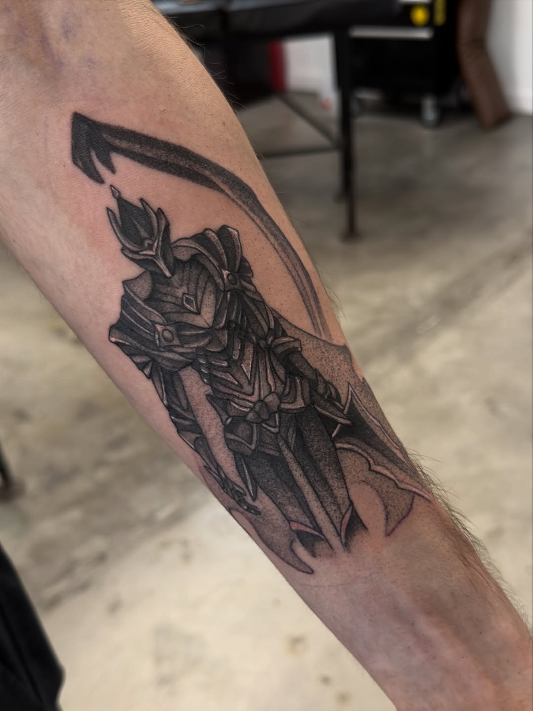 Tattoo by @thisismyempire — black_and_grey