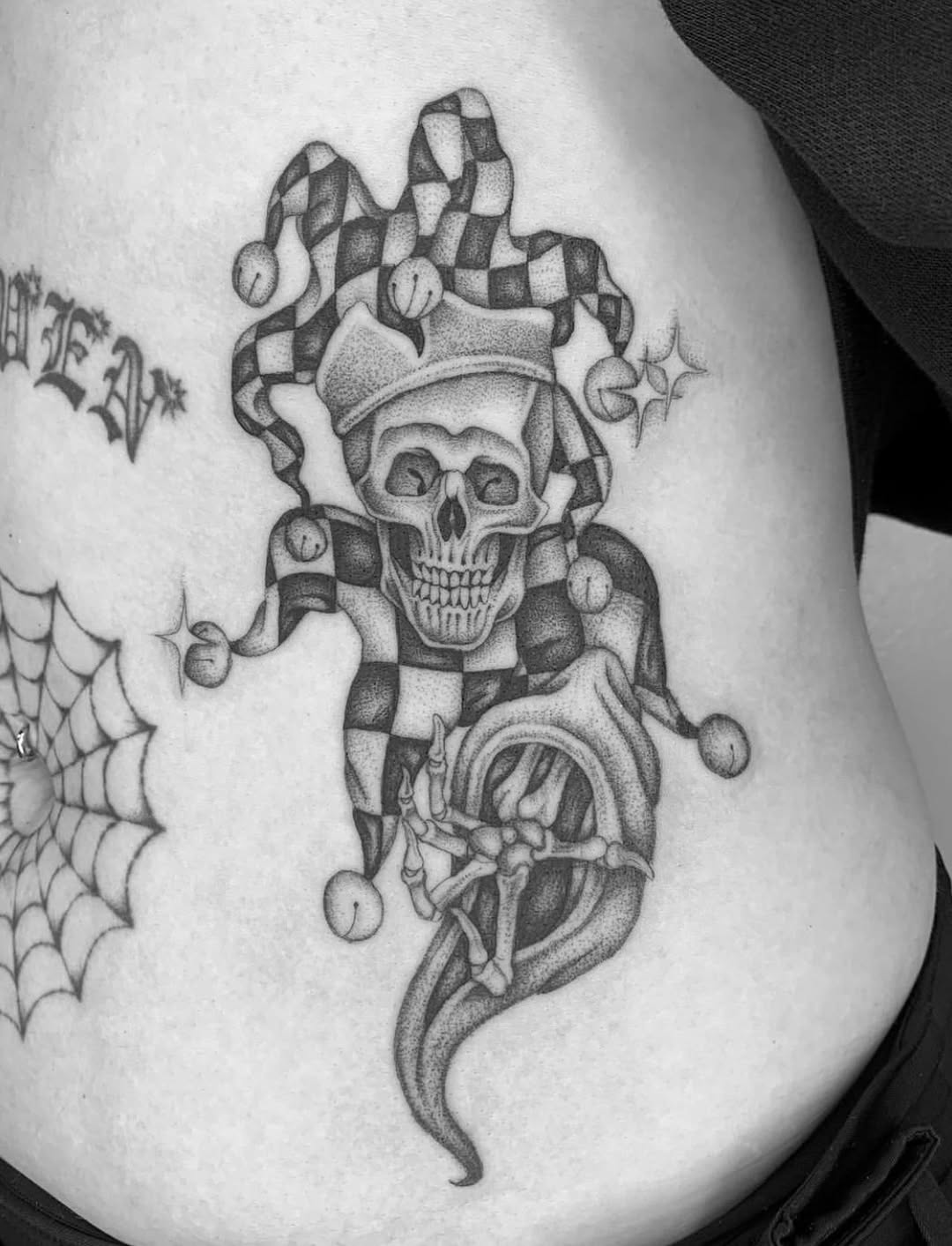 Tattoo by @derosario__ — dotwork, dark_realism