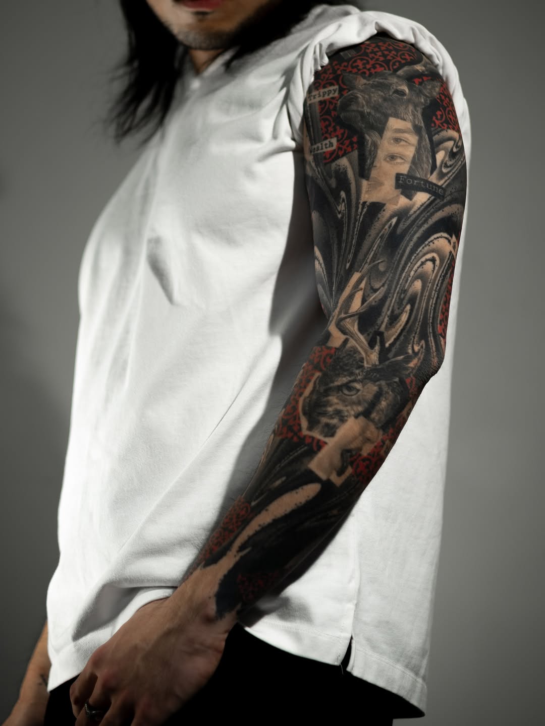 Tattoo by @comma_ttt — trash_polka, realism