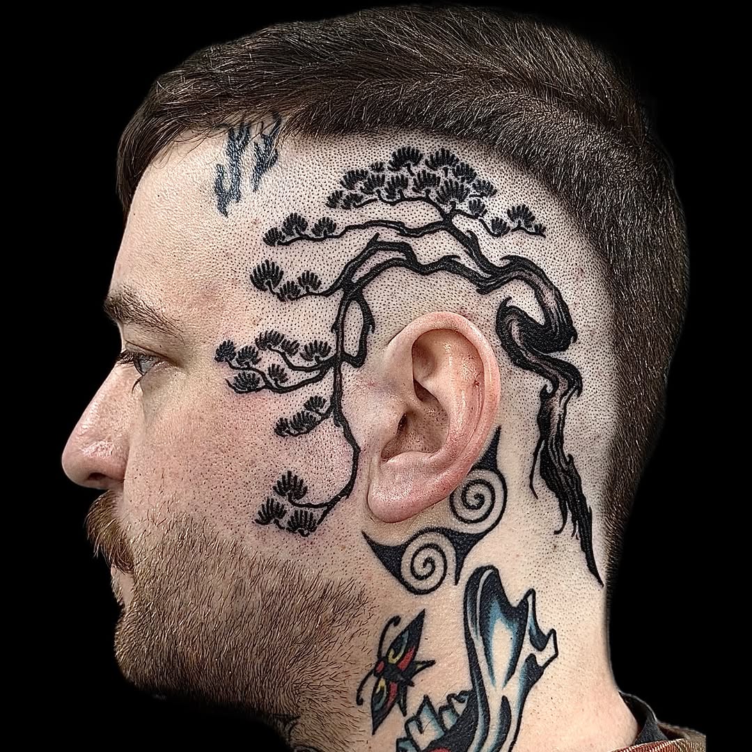 Tattoo by @shiver_beams — blackwork, japanese_irezumi