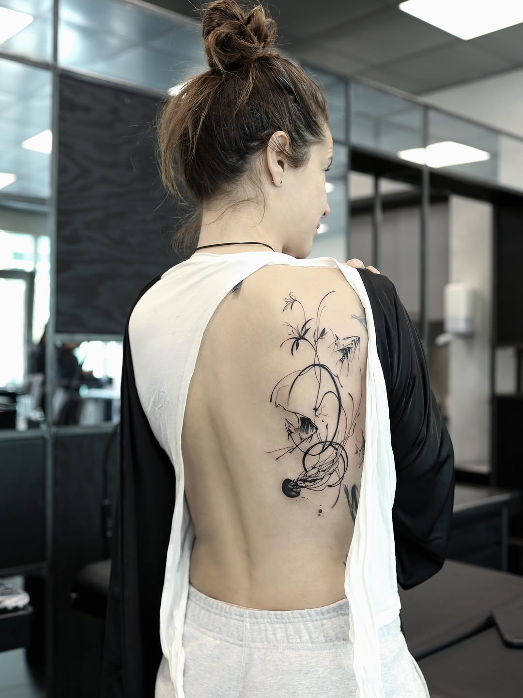 Tattoo by @today_do_black — illustrative, blackwork