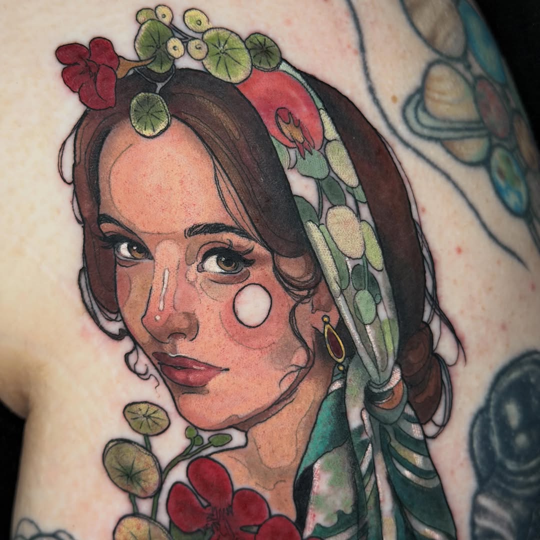 Tattoo by @pigeontattooing — illustrative, realism