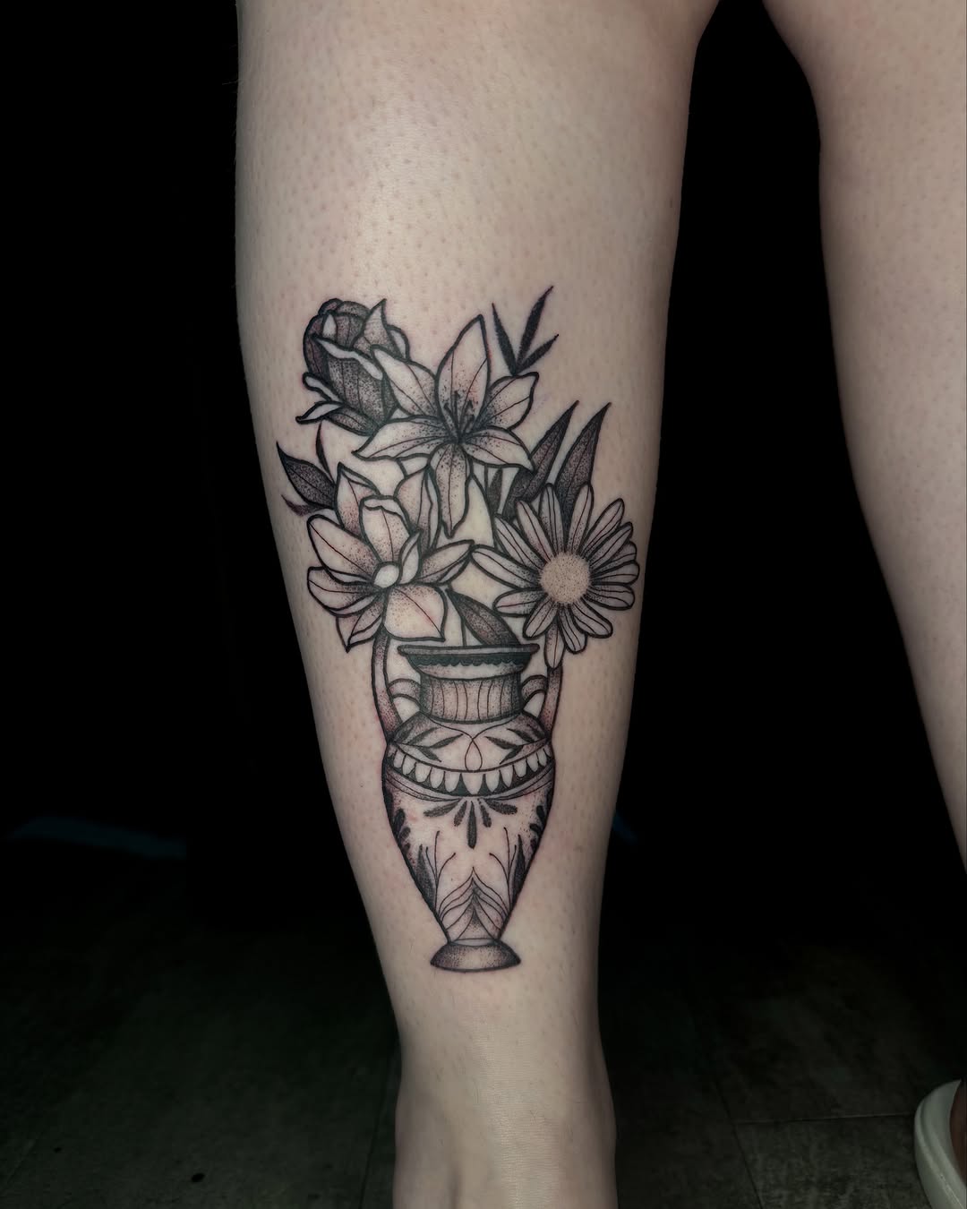 Tattoo by @inkbyjordant — black_and_grey