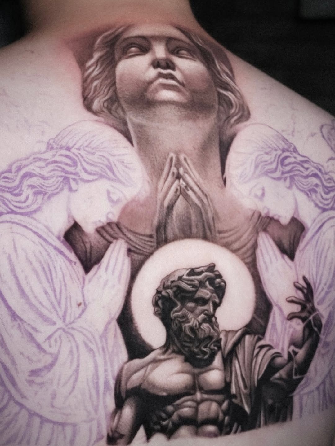 Tattoo by @linyurentattoo — realism, black_and_grey