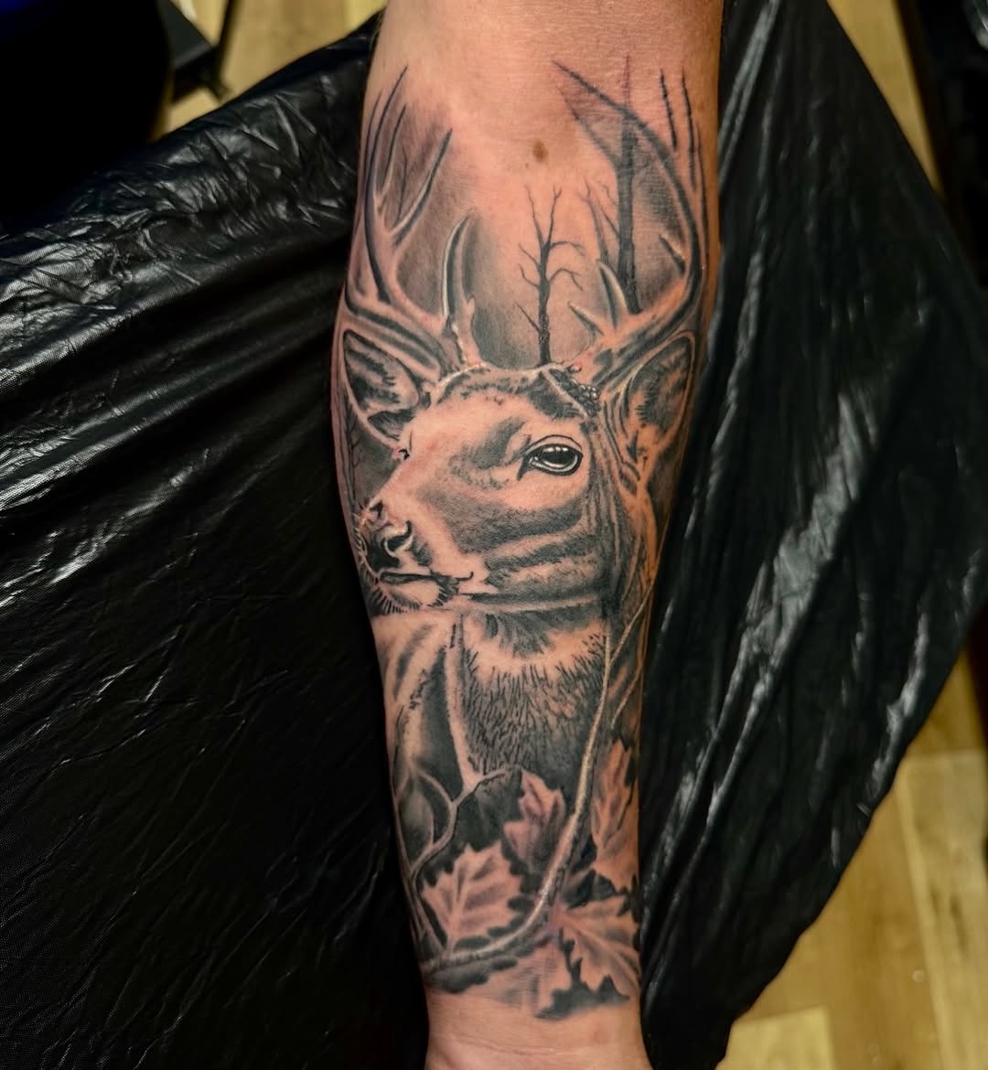 Tattoo by @jedlewis23 — realism, black_and_grey