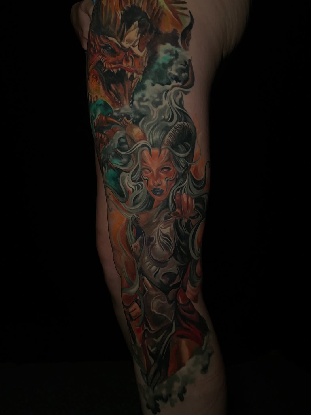 Tattoo by @nikkiharristattoo — realism, dark_realism