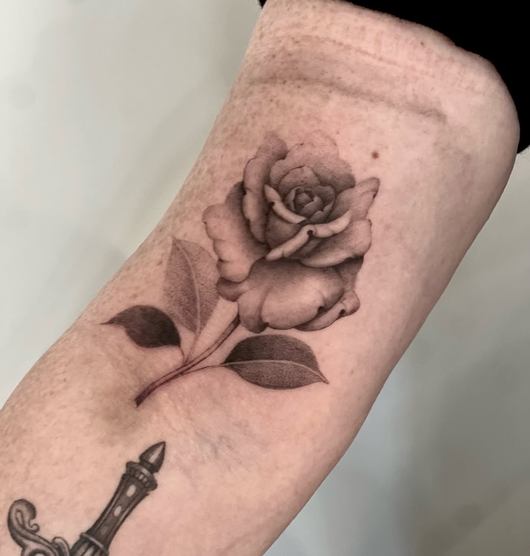 Tattoo by @juliannamenna — realism, black_and_grey