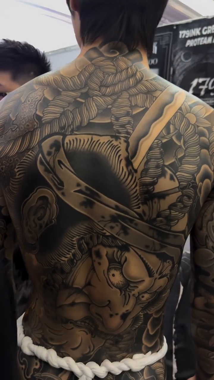 Tattoo by @byqeazy_eleven15 β japanese_irezumi, black_and_grey