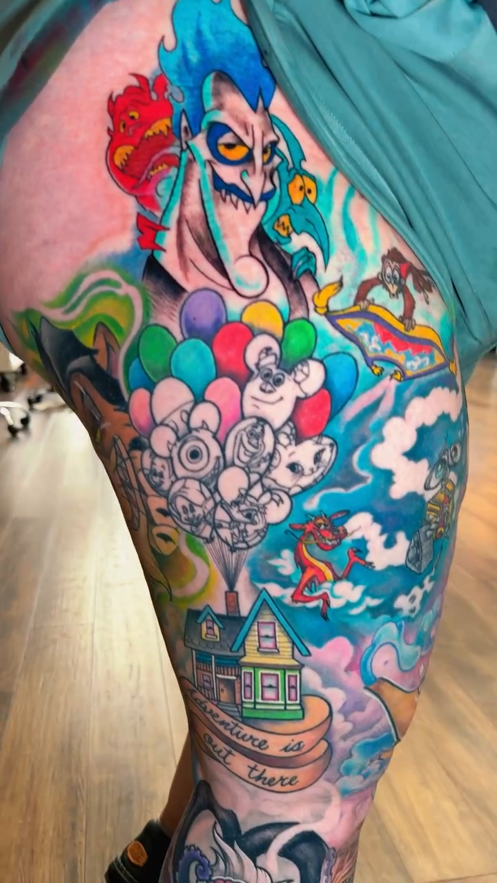 Tattoo by @artbymeado — illustrative, new_school