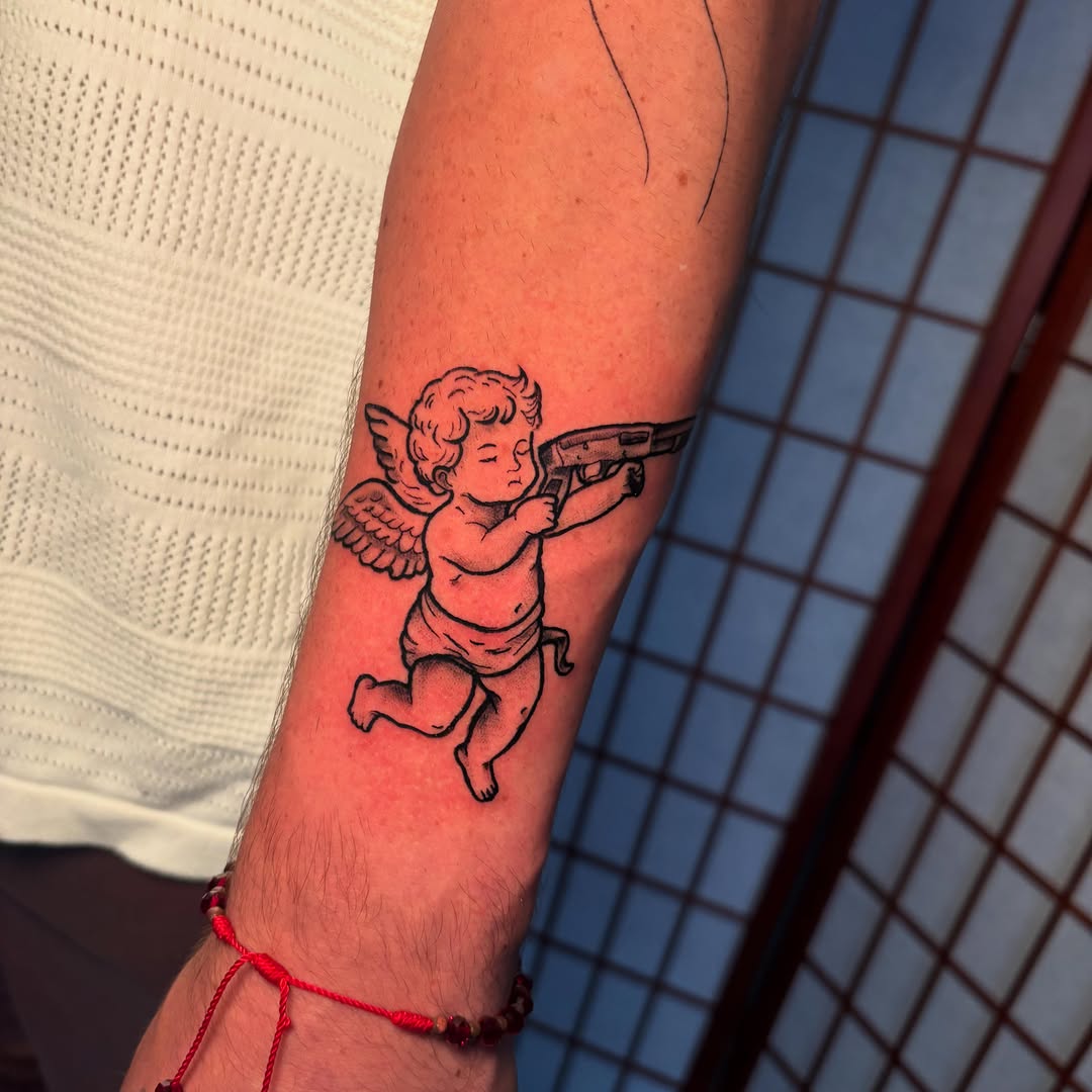 Tattoo by @tattoosxd__ — illustrative, black_and_grey