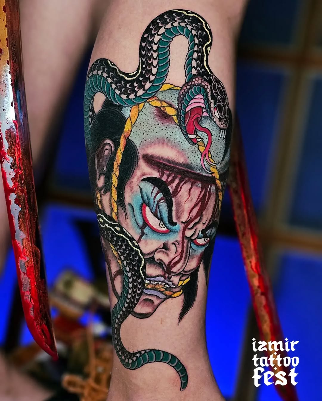 Tattoo by @horikaka — japanese_irezumi, black_and_grey