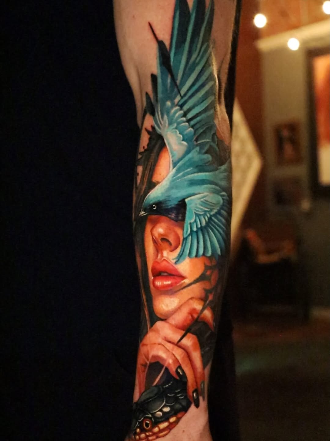 Tattoo by @palacios_ink โ realism, dark_realism