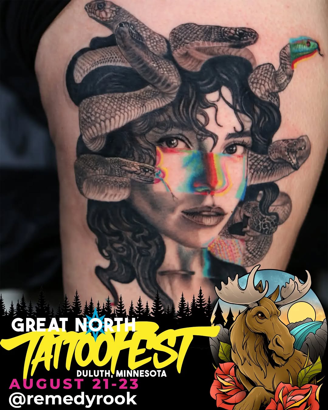 Tattoo by @remedyrook — realism, black_and_grey