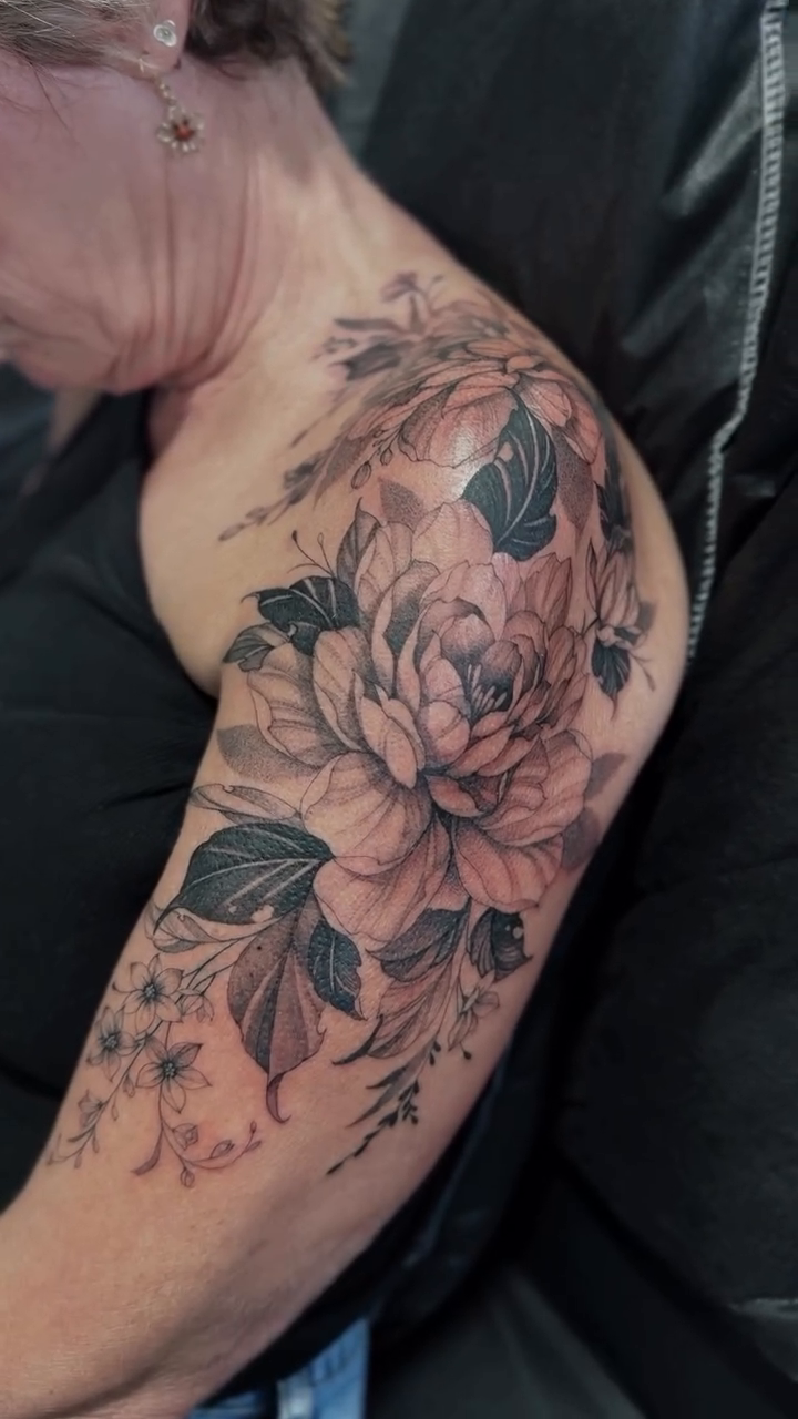 Tattoo by @nicole_inkart — black_and_grey, realism