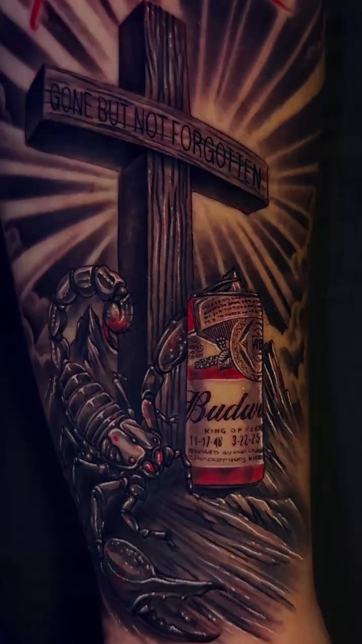 Tattoo by @therealraw_tattoos — black_and_grey, illustrative