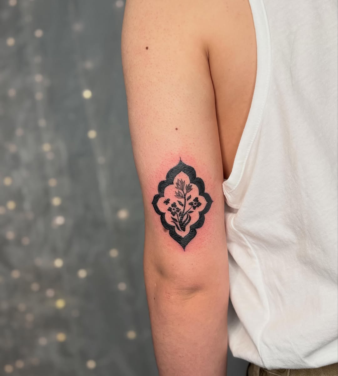 Tattoo by @promethearising — blackwork, ornamental