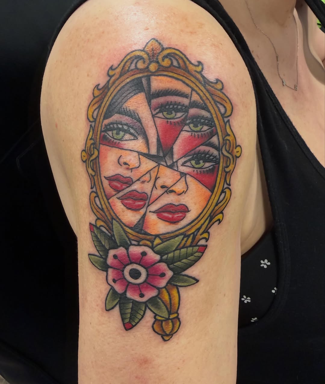 Tattoo by @shamrock_ink — neo_traditional, surrealism