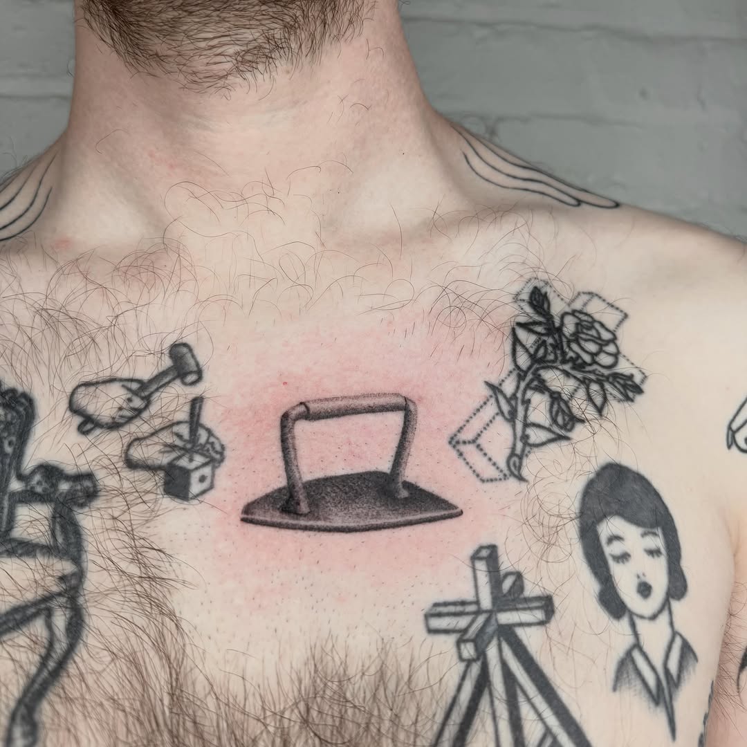 Tattoo by @el_kenny_ — illustrative, black_and_grey