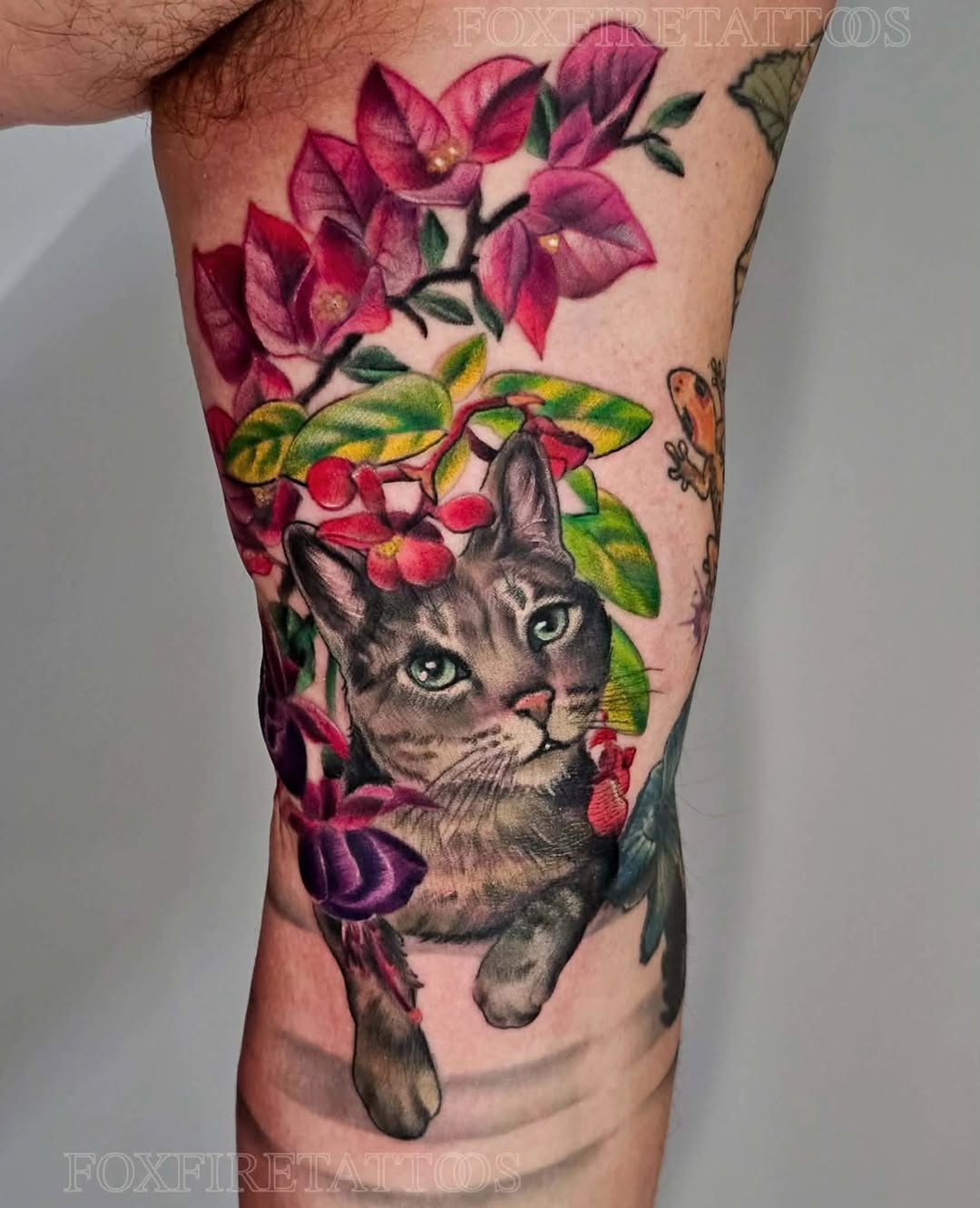Tattoo by @foxfiretattoos — realism, color