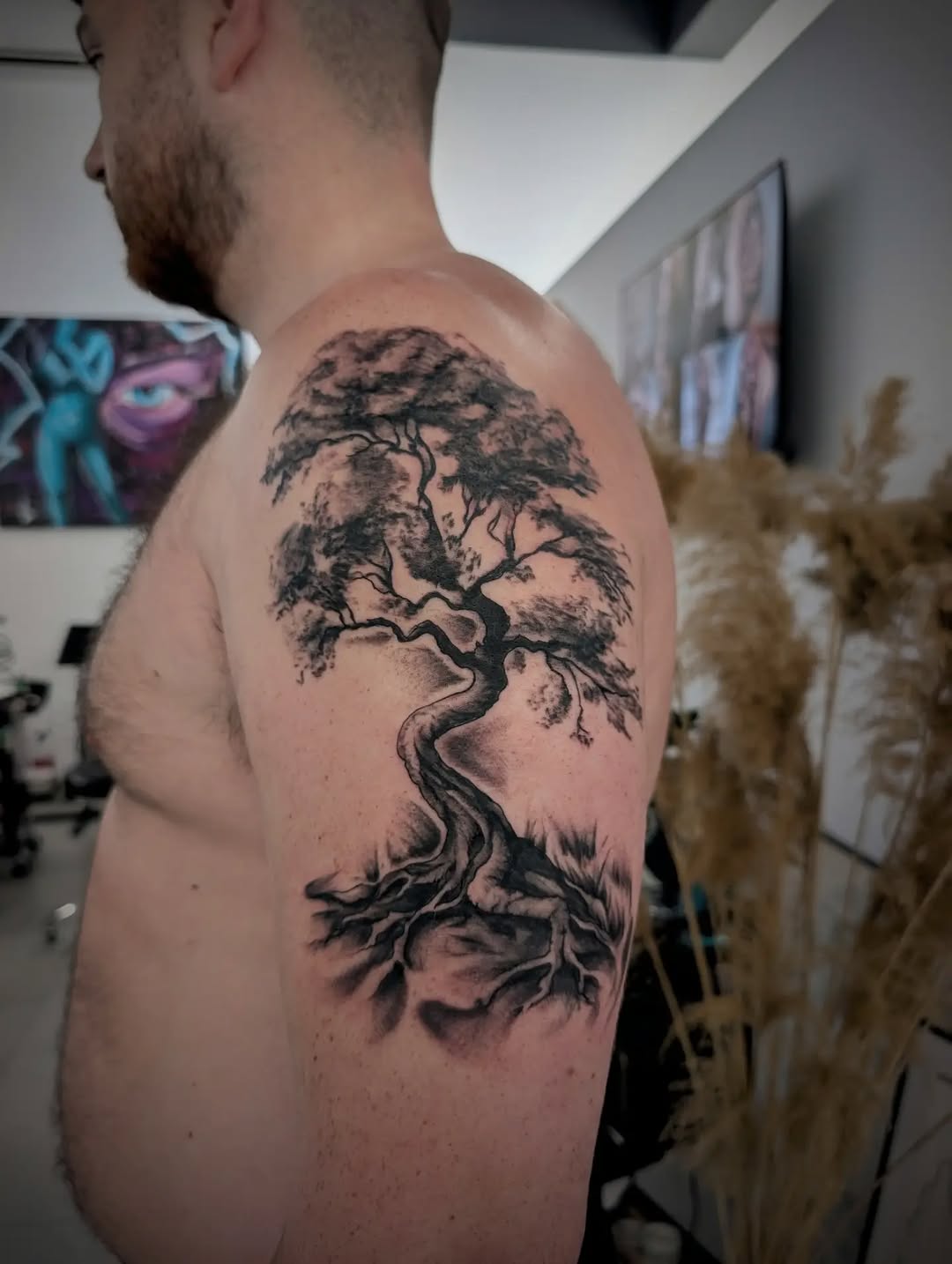 Tattoo by @49tats — realism, black_and_grey