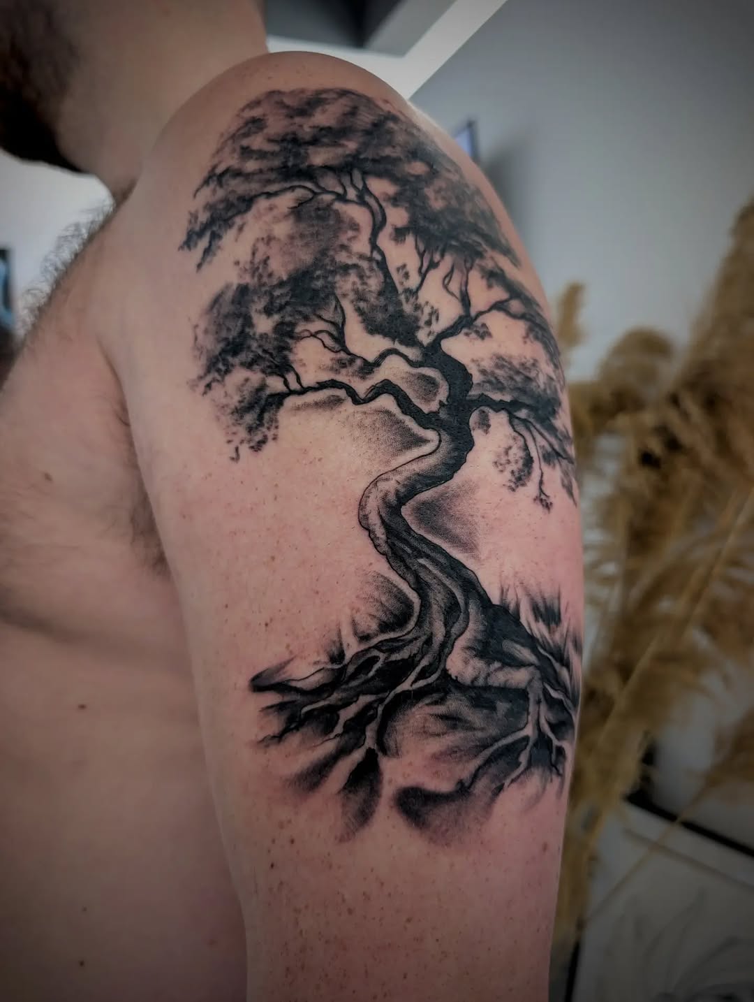 Tattoo by @49tats — black_and_grey, realism