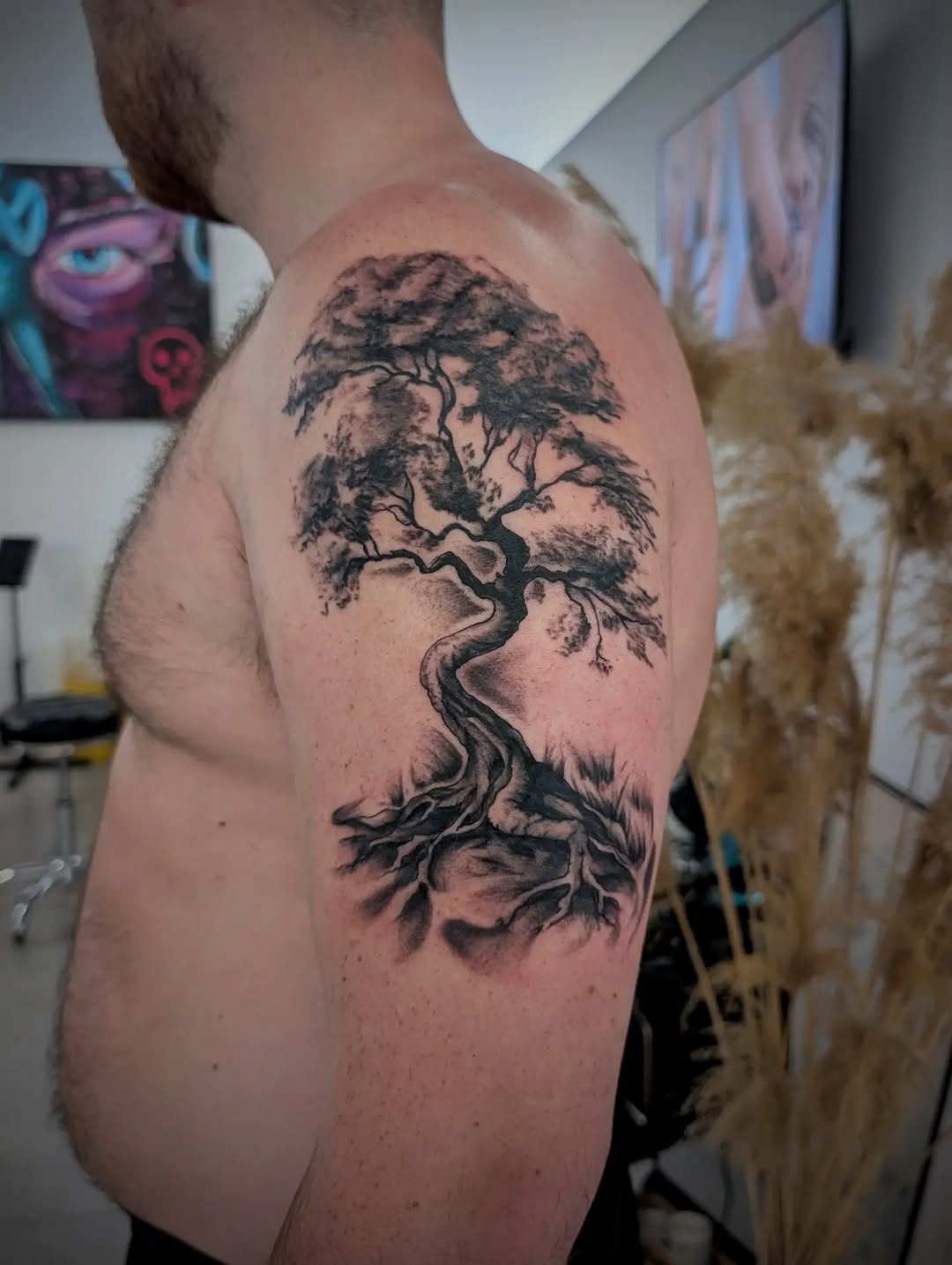 Tattoo by @49tats — realism, black_and_grey