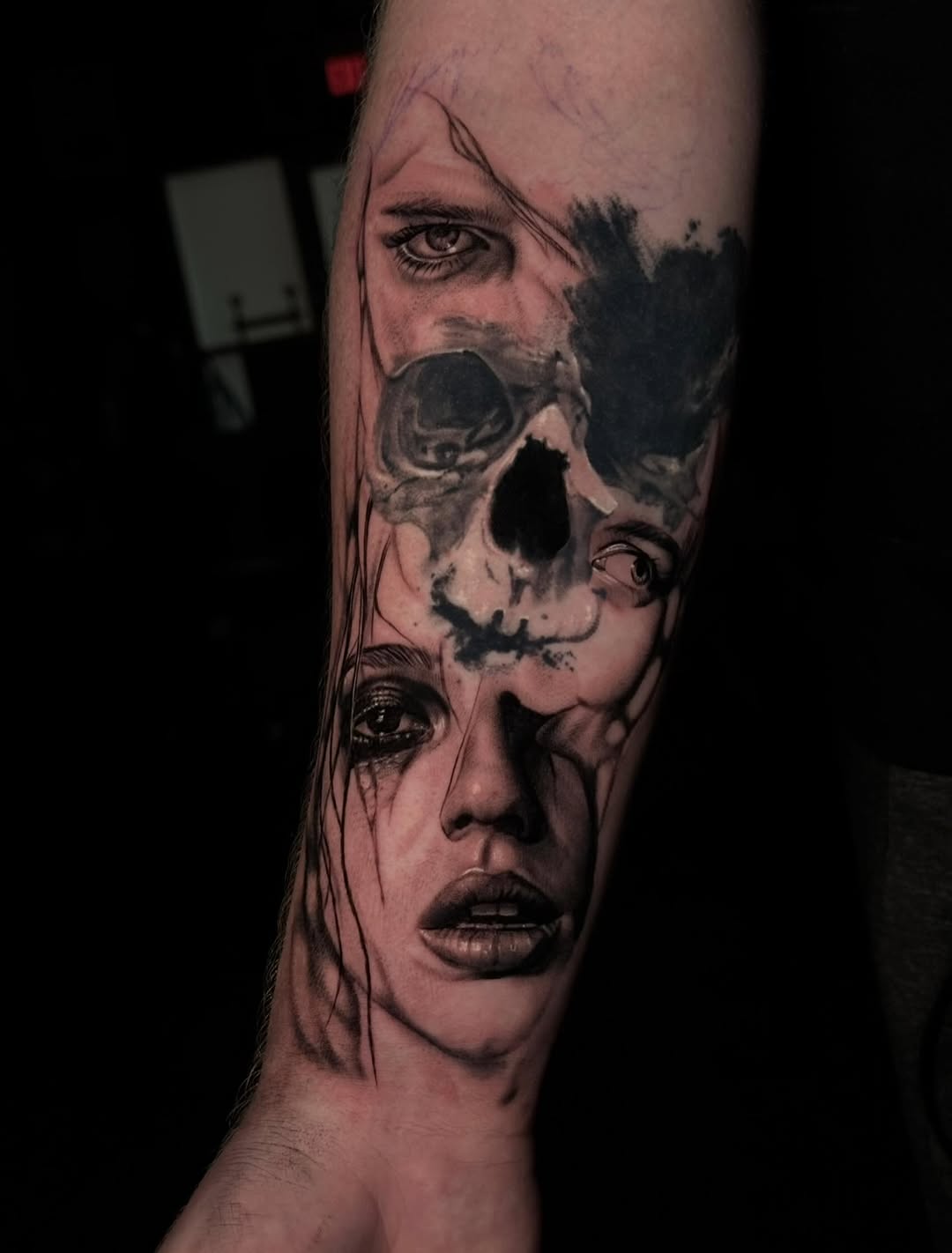 Tattoo by @weaponized_onion โ realism, dark_realism