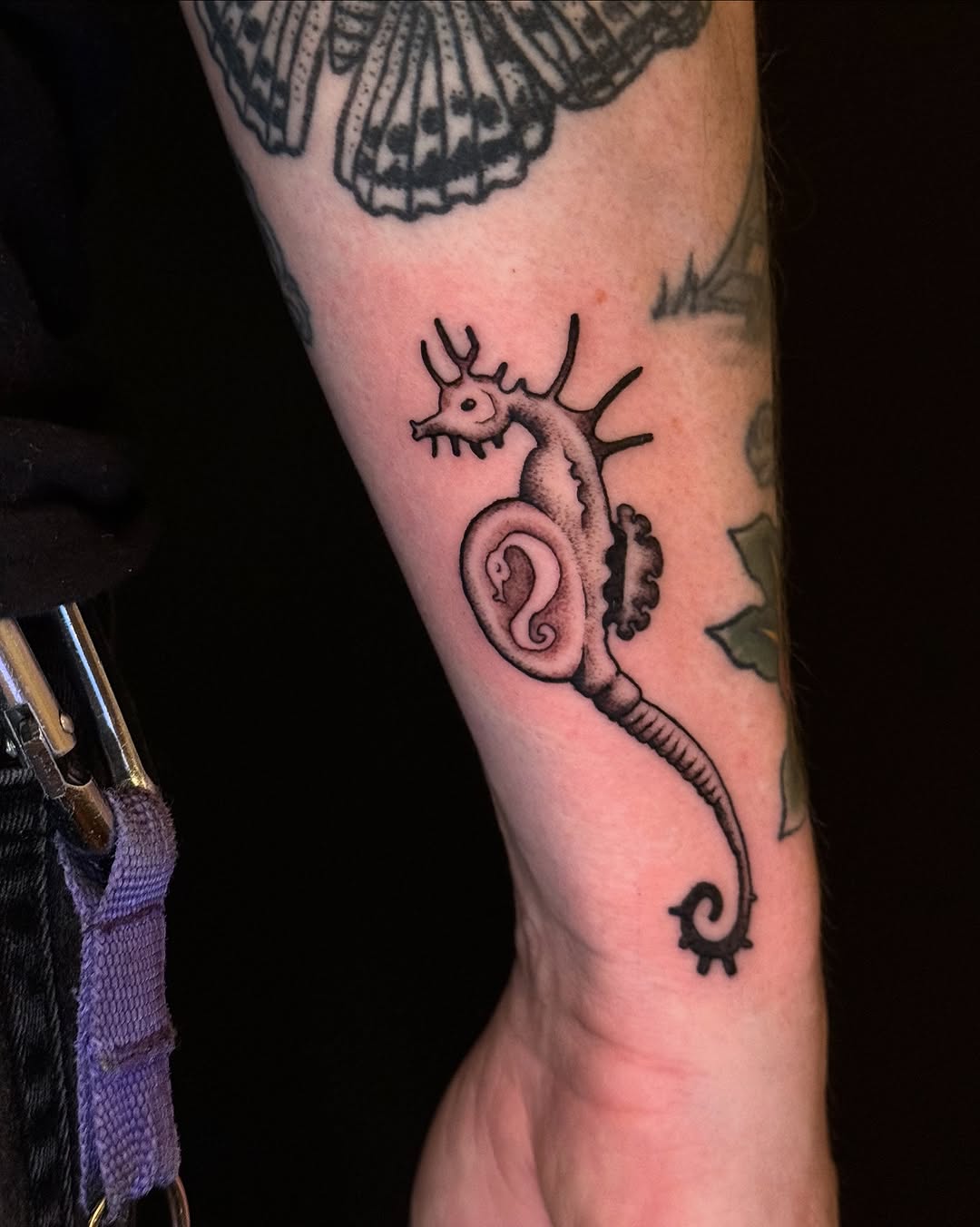 Tattoo by @patternfreak — illustrative, black_and_grey