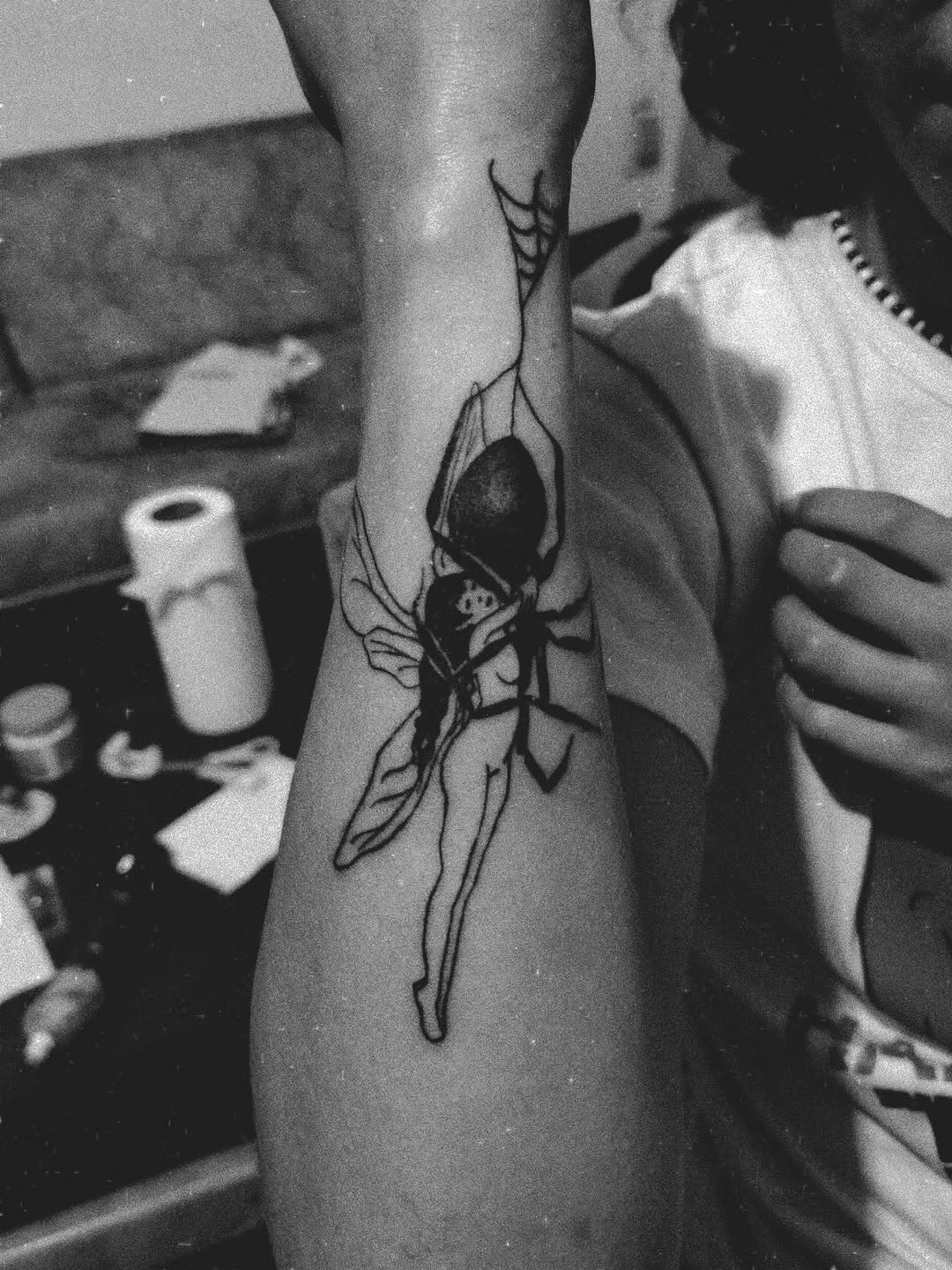 Tattoo by @too_arttoo — fine_line, black_and_grey