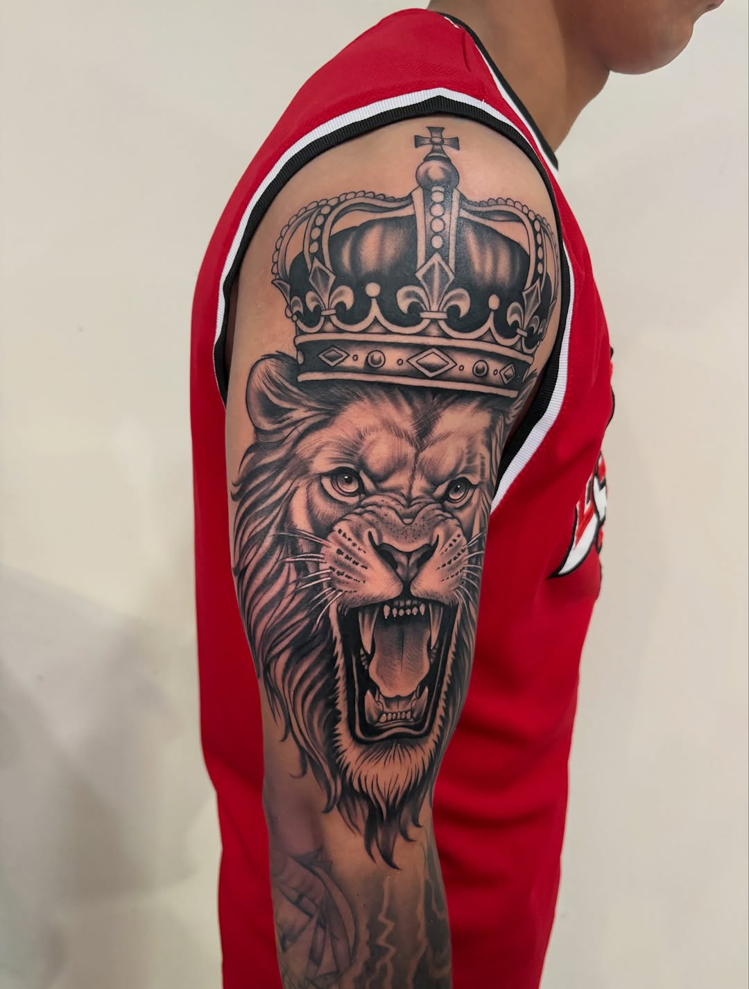Tattoo by @osieltattoos โ realism, black_and_grey