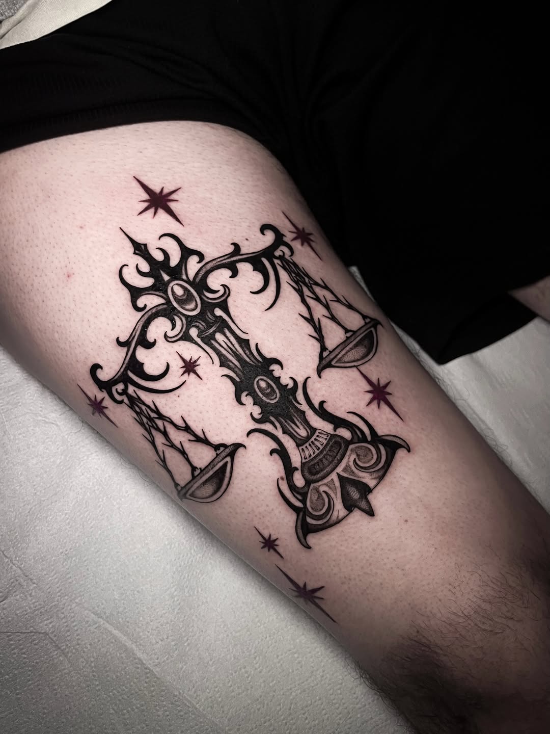 Tattoo by @arterego.ttt โ black_and_grey, ornamental