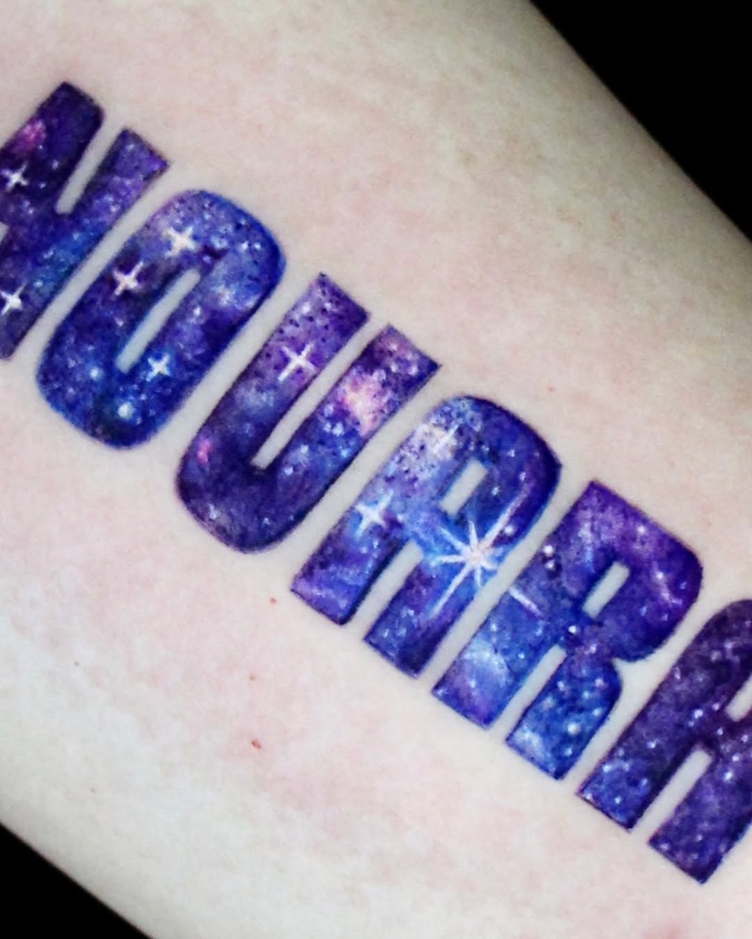 Tattoo by @gumu.ink โ lettering_script, watercolor
